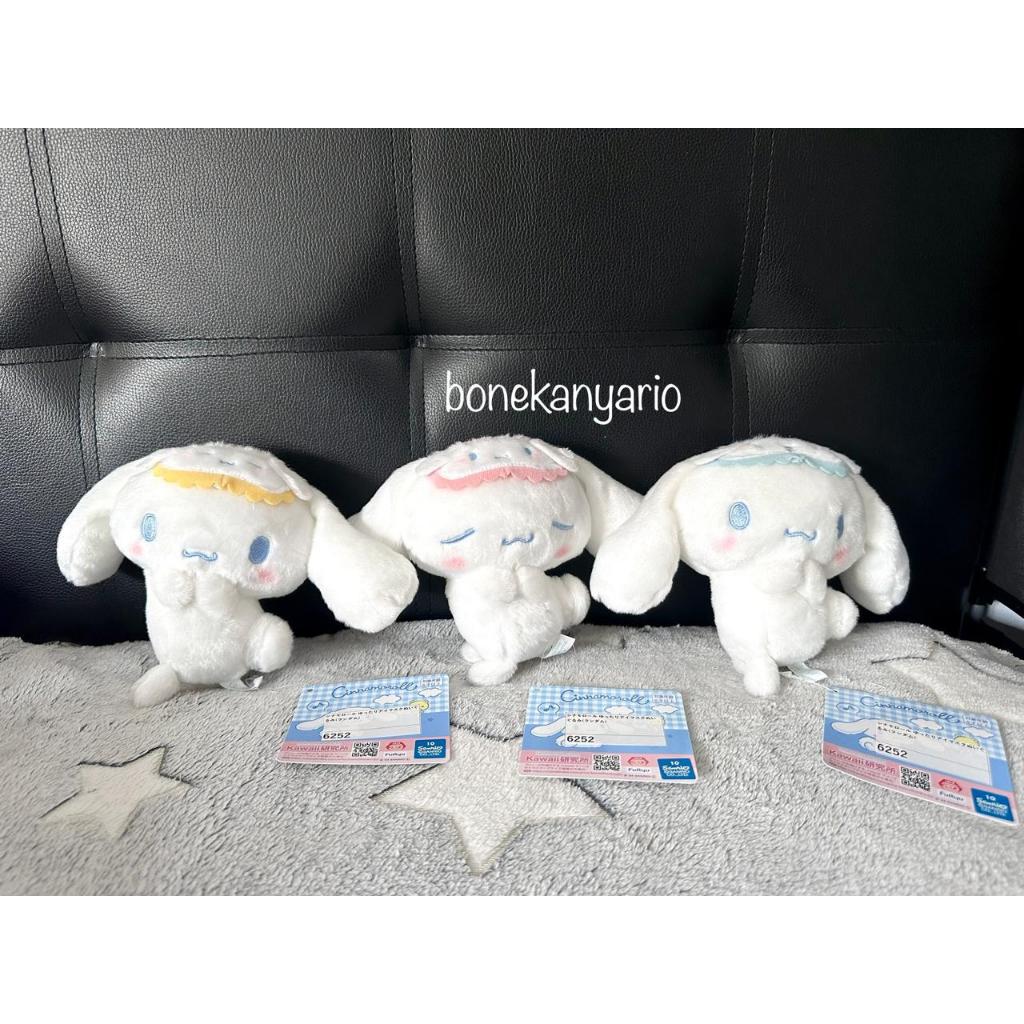 Boneka Cinnamoroll Cinnamonroll Sleeping Mask Plush Original Sanrio Jepang Furyu Toreba Tidur Kuromi
