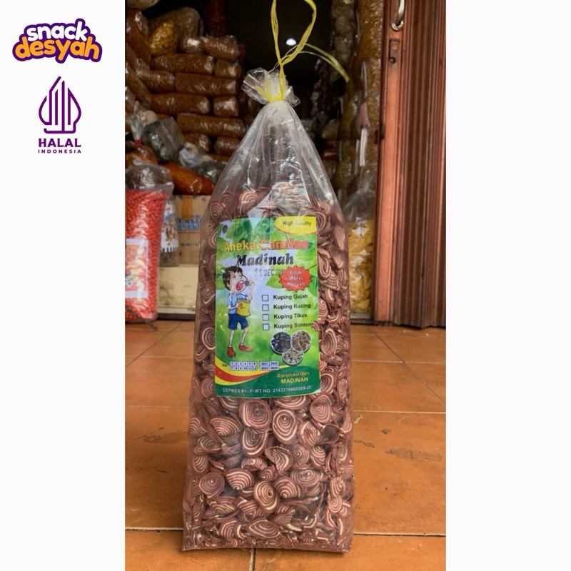 

KUPING GAJAH COKELAT ( 1 BALL 2 KG ) MADINAH / KERIPIK KUPING GAJAH MADINAH / SONTONG COKELAT MADINAH