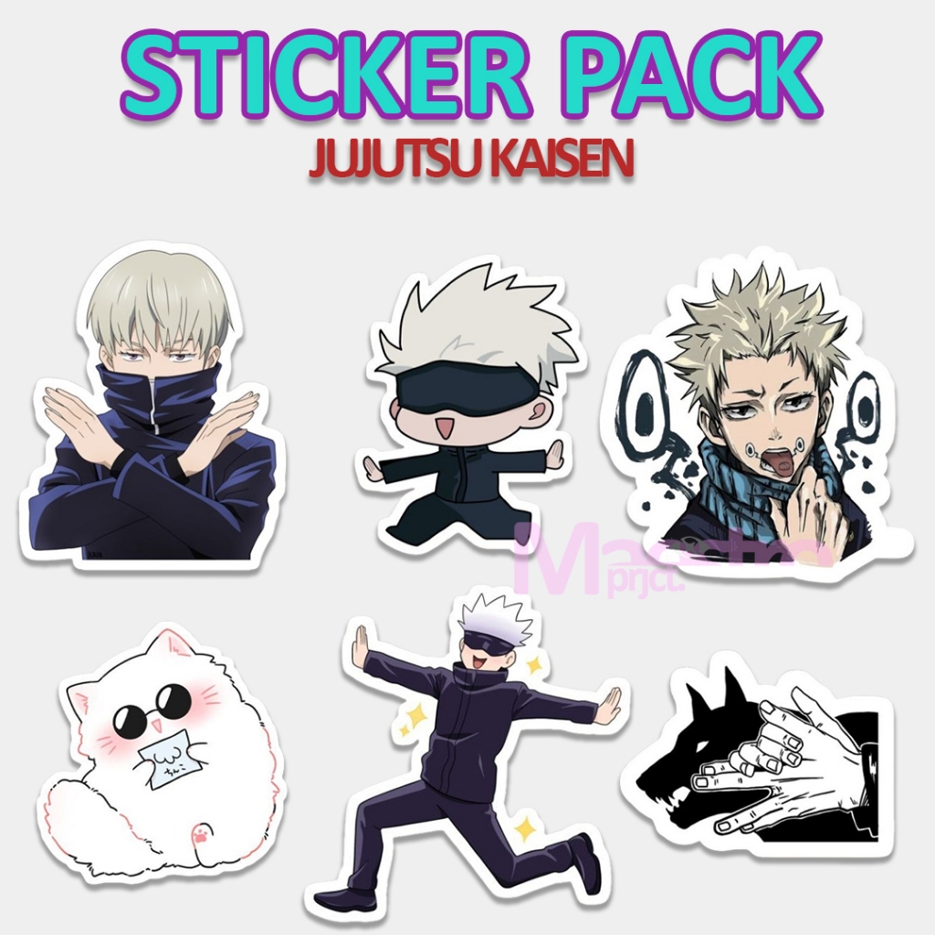

STIKER JUJUTSU KAISEN STICKER PACK LAPTOP HP JUJUTSU KAISEN