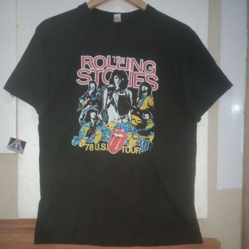 ROLLING STONE t-shirt band built up size M SECOND ORIGINAL