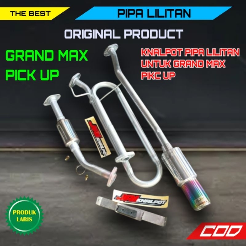 knalpot pipa lilitan resenator Grand max pick up
