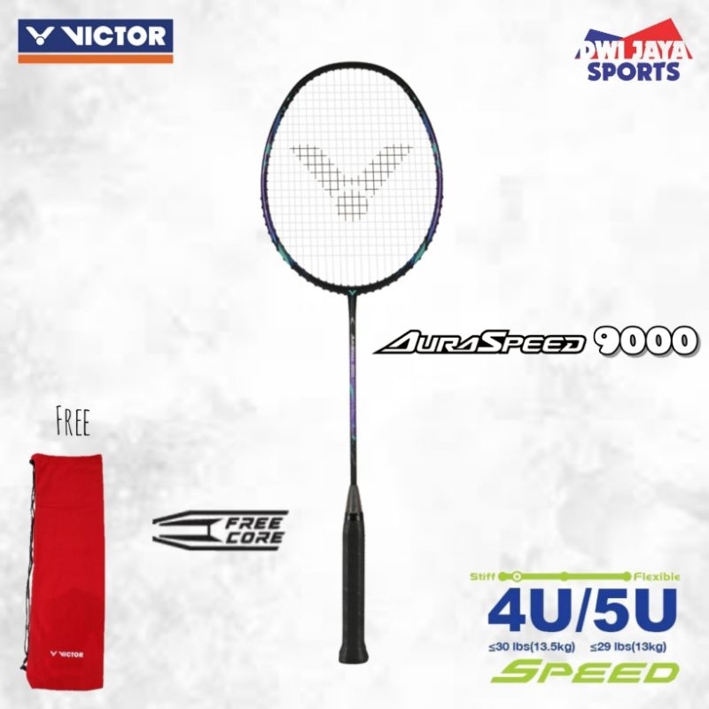 Raket Badminton Victor Auraspeed 9000 J | Raket Victor Auraspeed 9000 | Victor Ars 9000