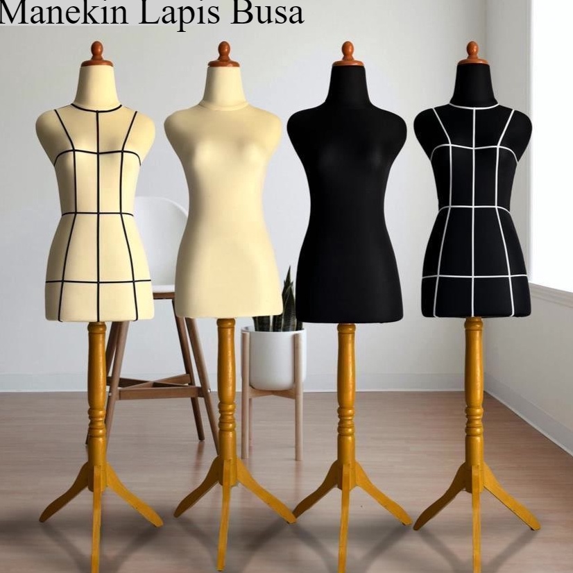 BESTSELLER Manekin Wanita Lapis Busa  Patung Baju Wanita  Dressmaker  Patung Baju Dm Busa  Manekin M