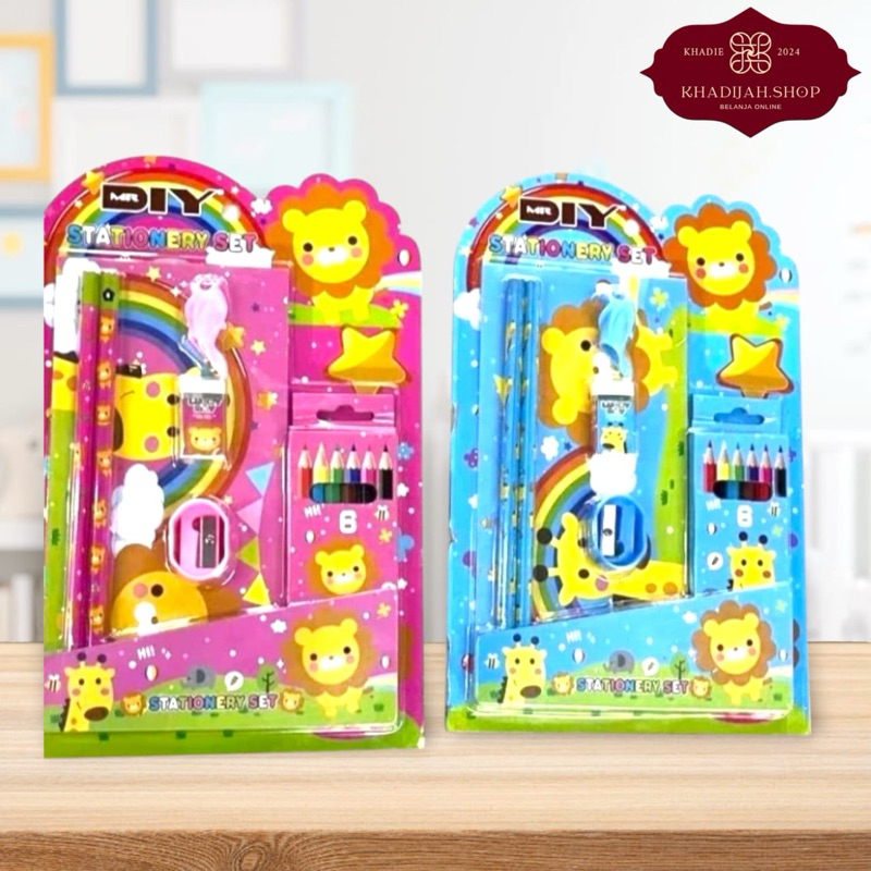 

set alat tulis karakter anak