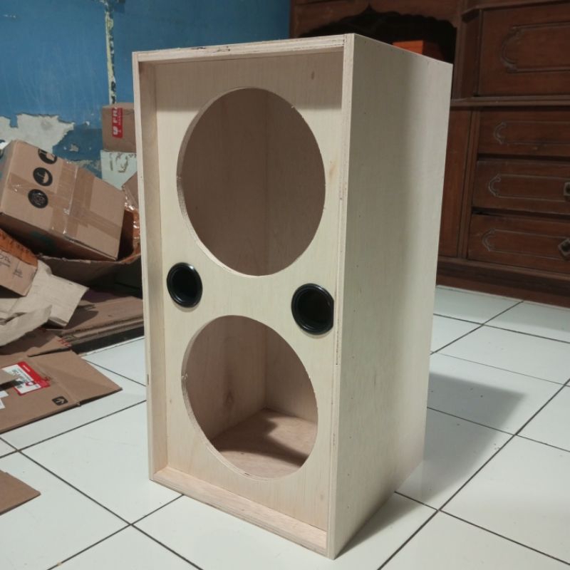 Box speaker 10 inch double