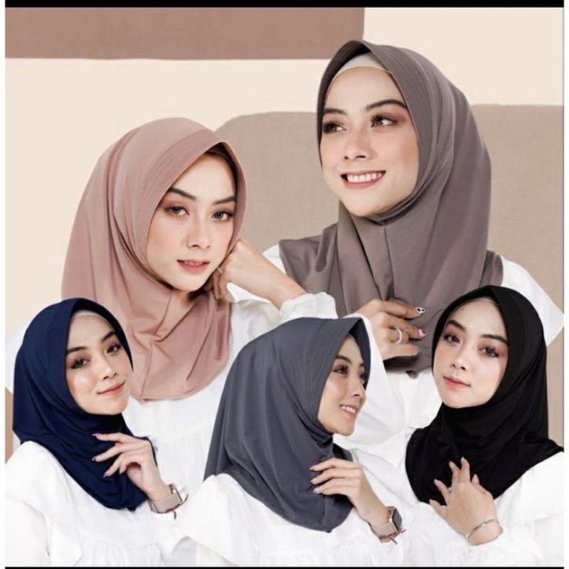 HIJAB BERGO PET TEBAL JERSEY PREMIUM//..HIJAB BERGO TEBAL//.. KERUDUNG BERGO PET TEBAL//..SIZE//..S,