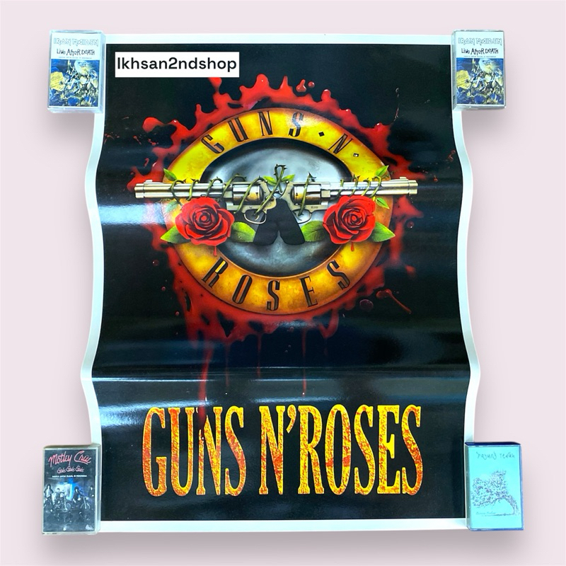 Poster / Hiasan Dinding Band GnR Vintage