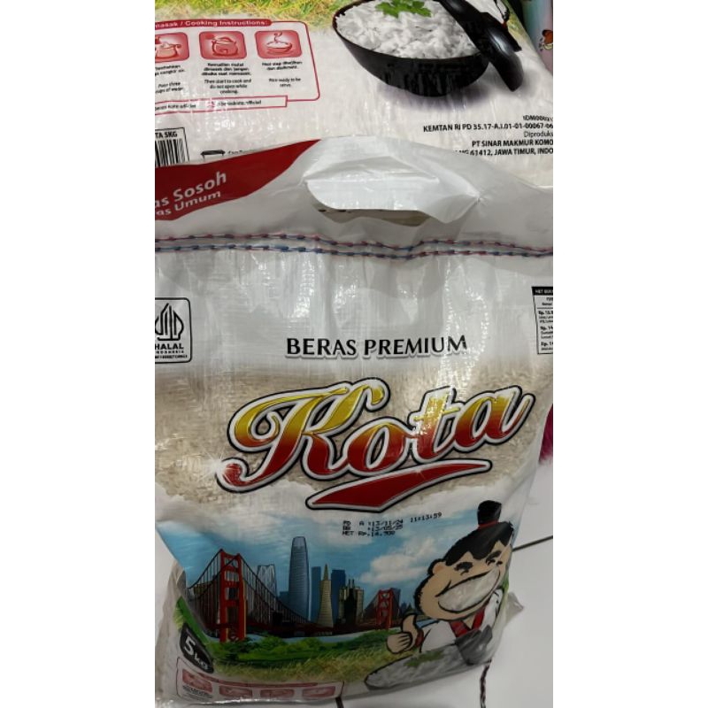 

Beras kota 5kg