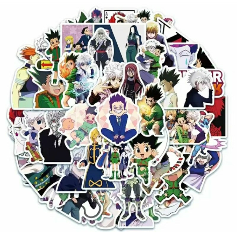 

Stiker Anime Hunter X Hunter Stiker Pack Hunter X Hunter Stickers Anime Stiker pack Stiker High Quality, Stiker Aesthetic Stiker Laptop Stiker Helm Stiker Tumblr Stiker HP, Aksesoris Hp , Anti Air