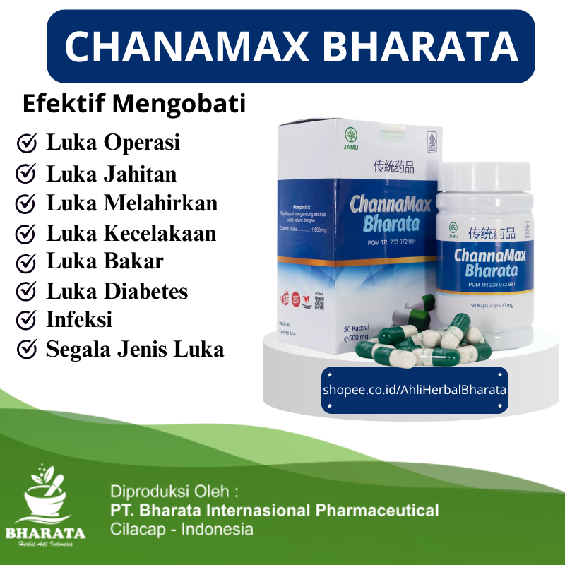 Channamax Bharata Obat Luka Operasi Obat Luka Diabetes Obat Luka Bakar Ampuh Garansi Original