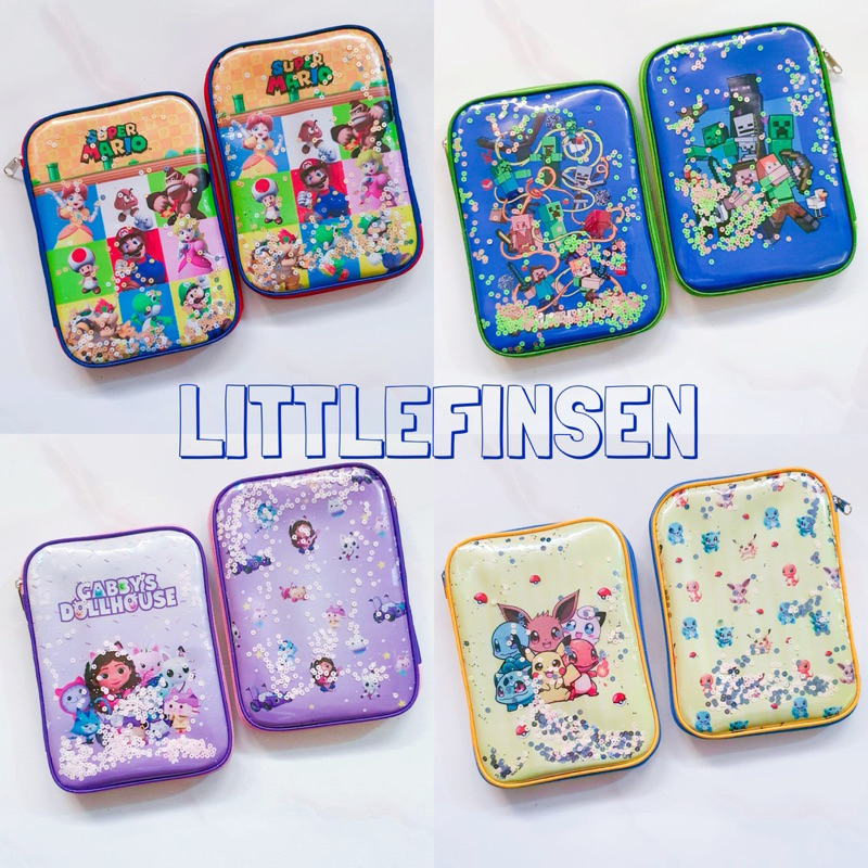 

Ellio Pencil case anak zipper/pencil case minecraft pokemon gabby