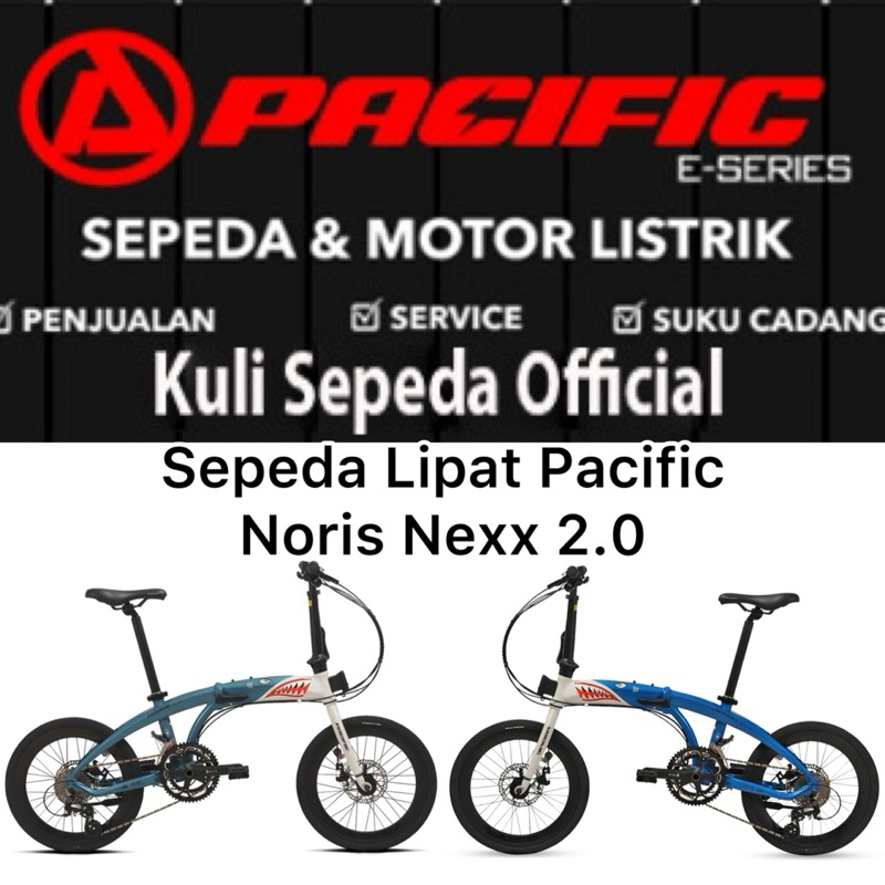 Sepeda Lipat Pacific NORIS NEXX 2.0 Ukuran 20 Inch.