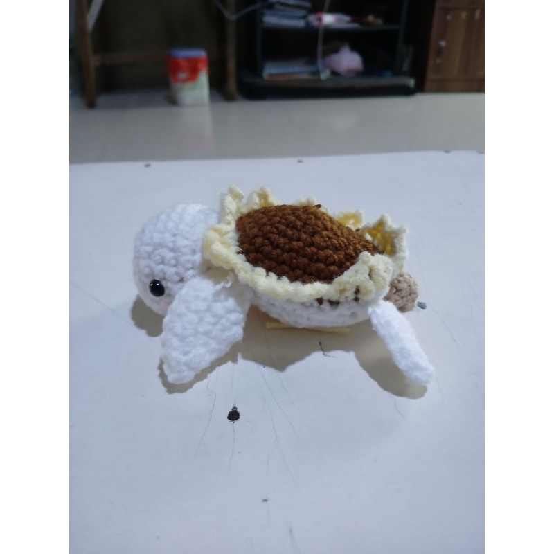 Crochet Rajut kura kura bunga  matahari,/turtle sunflower