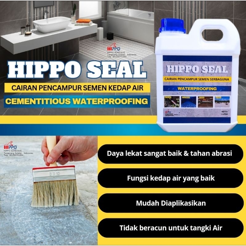 Anti bocor kolam - Cairan campuran semen anti bocor - Cairan pencampur semen serbaguna kedap air 20 