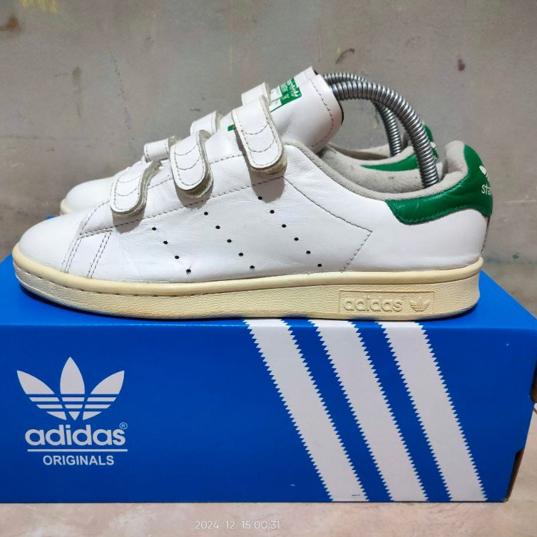 Sepatu ADIDAS STAN SMITH VELCRO S75187 - Size 38 - Second Original