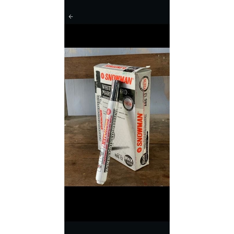 

*SPIDOL WHITE BOARD SNOWMAN*