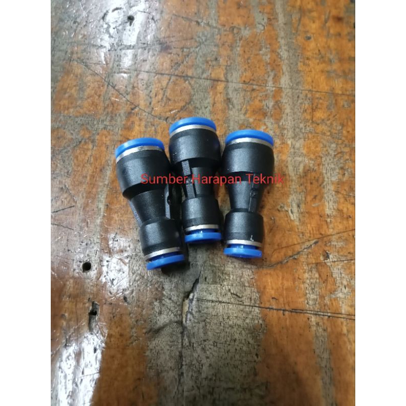 MPG Fitting Nepel pneumatic Lurus Reducer 16x12mm