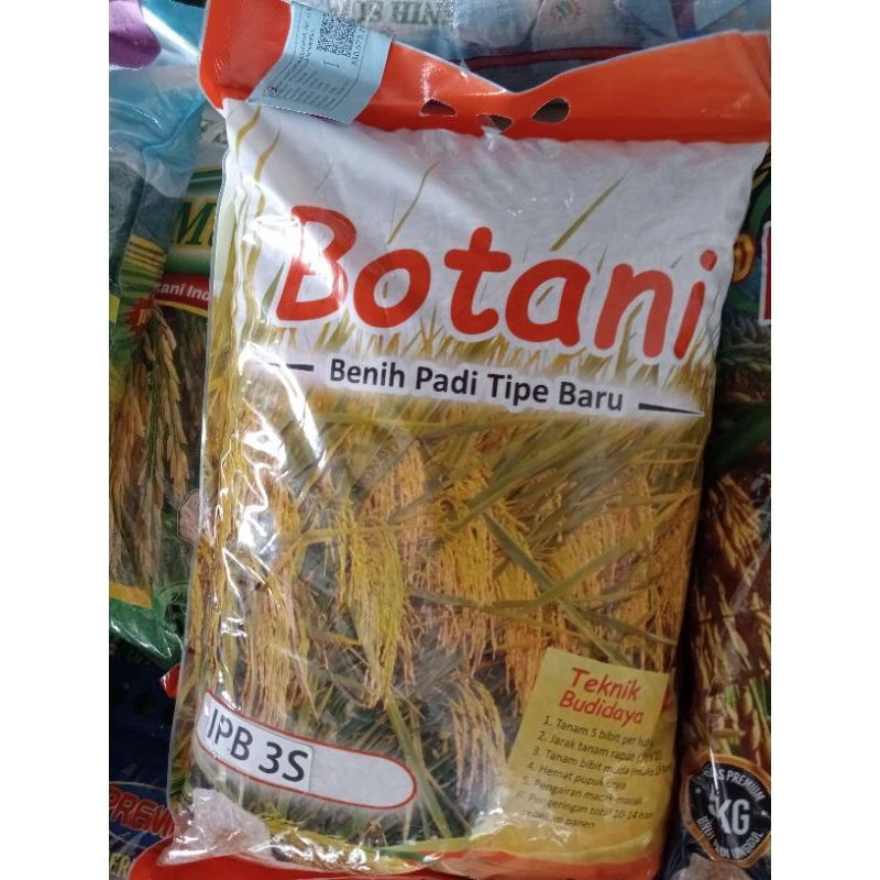 Benih Bibit PADI Original IPB 3S 5kg label biru Murah Premium