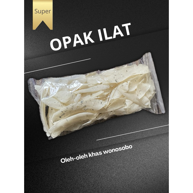 

Opak ilat kerupuk khas wonosobo renyah banget