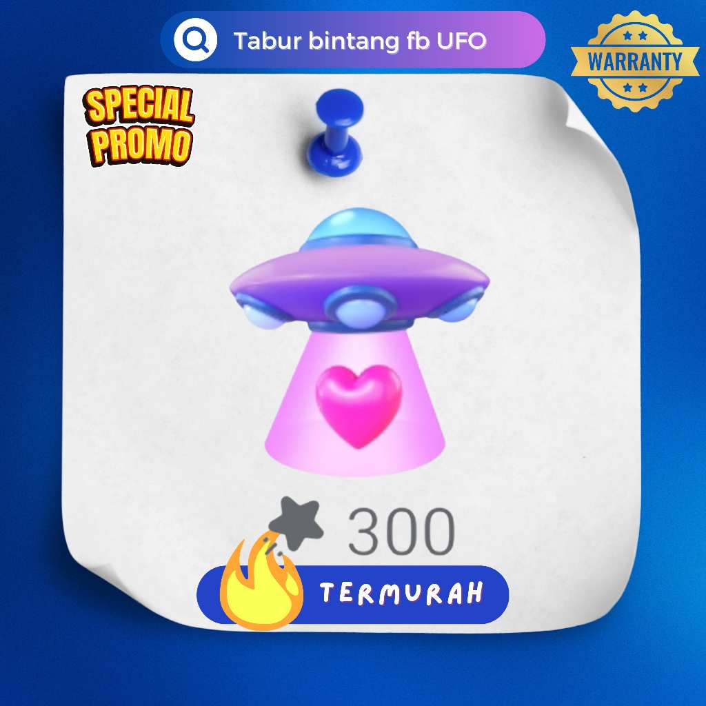 GIFT BINTANG FACEBOOK  UFO FACEBOOK PROFESSIONAL