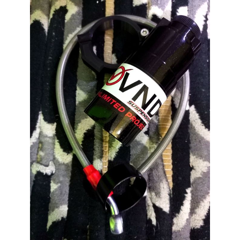 Tabung Pisah Shock Breaker Variasi | Aksesoris Motor Monoshock Black