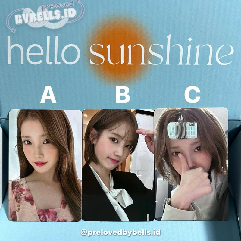 Official Merchandise IU RARE PC HEREH H.E.R in Jakarta 2024 Concert Freebies Photocard Benefit Colle