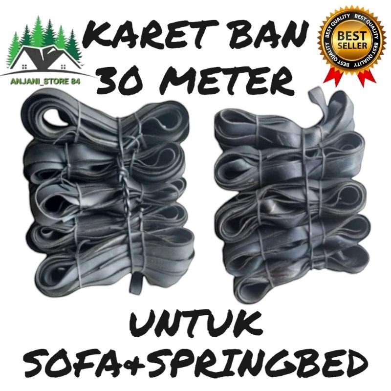 Tali Ban | Karet Ban Untuk Jok Sofa Kursi Springbed (30 Meter)