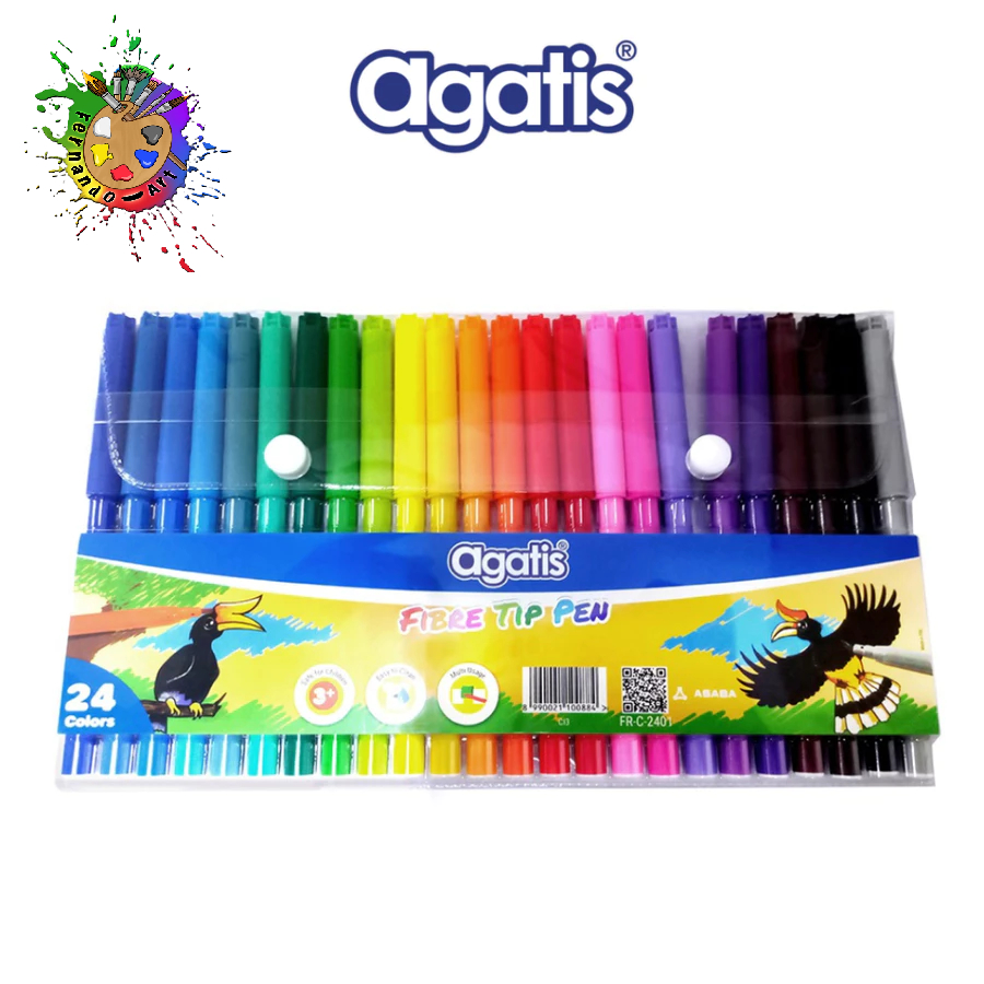 

BN - Spidol Agatis Fibre Tip Pen 24 Warna