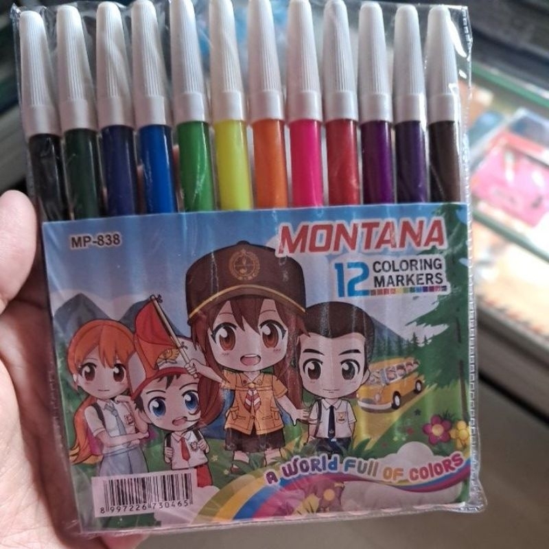 

Montana Coloring Markers