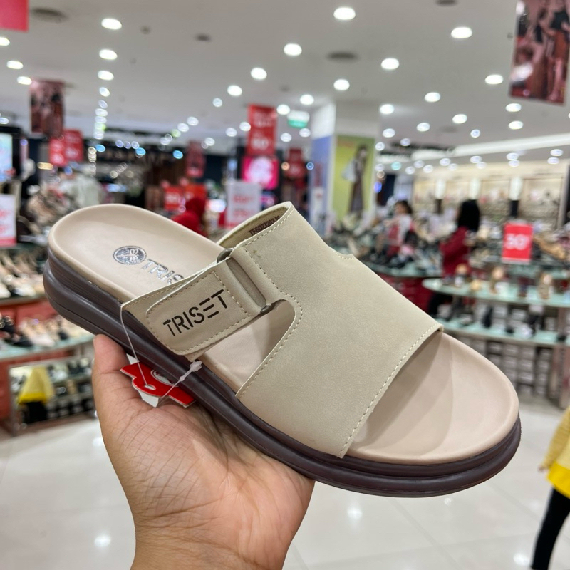 Sandal Selop Wanita Triset | Sandal Flat Triset