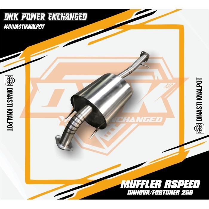 Muffler Rspeed Innova/Fortuner 2Gd High Quality