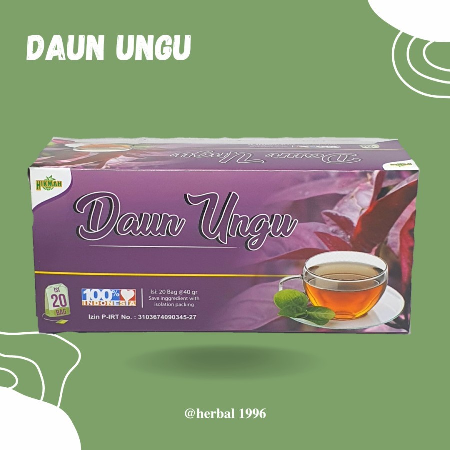 

TEH DAUN UNGU/ Obat Wasir