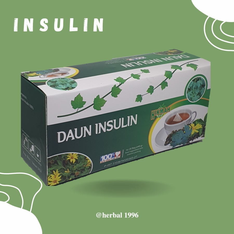 

TEH DAUN INSULIN, Obat diabetes