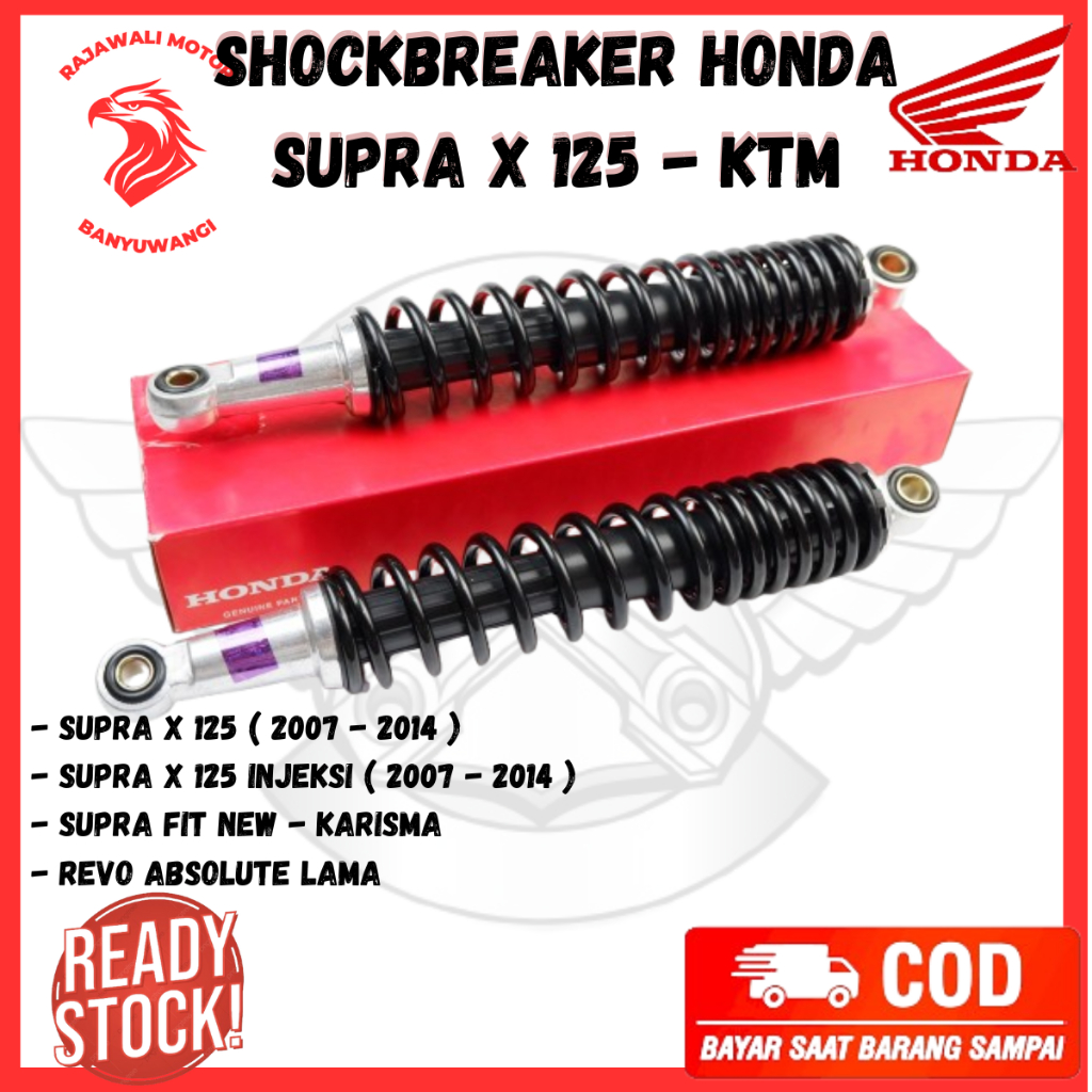 Shock Belakang Supra x 125 Ori - Shockbreaker Sepeda Motor Honda Karisma dan Supra fit Ori - KTM
