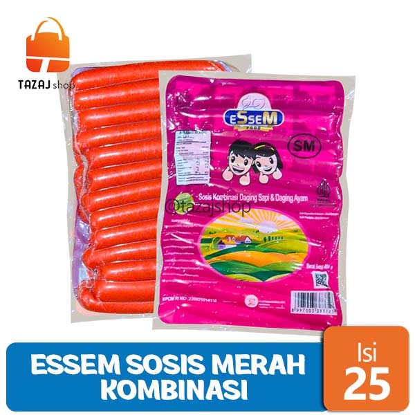 

Essem Sosis Merah Isi 25 Pcs Ayam & Sapi