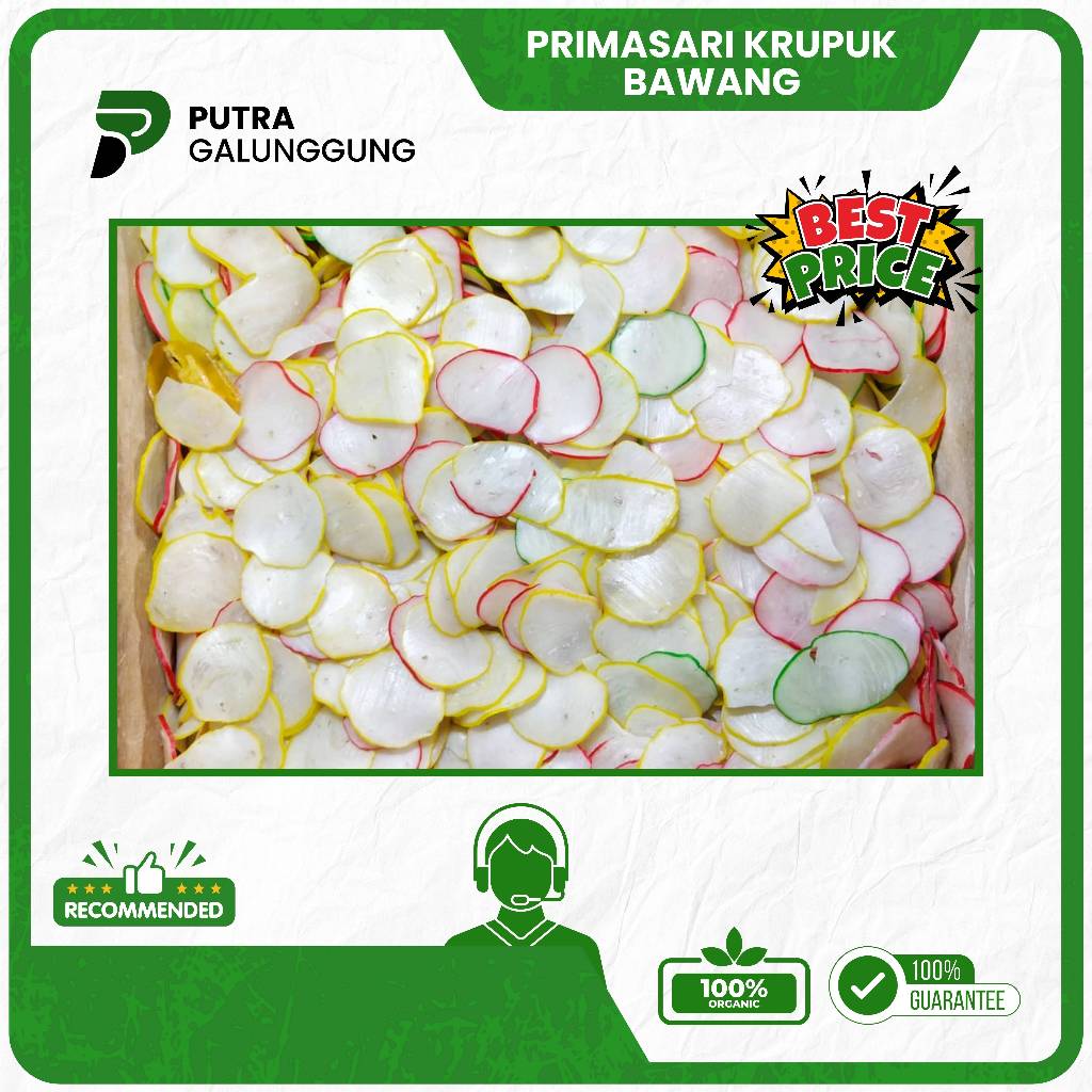 

Kerupuk Bawang Primasari 1kg Murah
