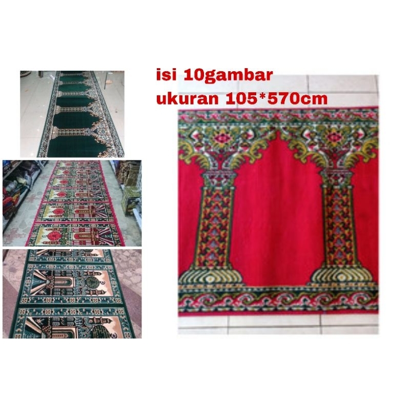 terbaru karpet masjid/sajadah mushola/karpet medinah rol