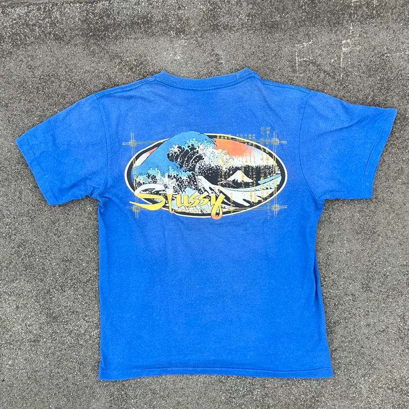 Kaos Stussy Kanagawa Vintage 90s Single Stitch