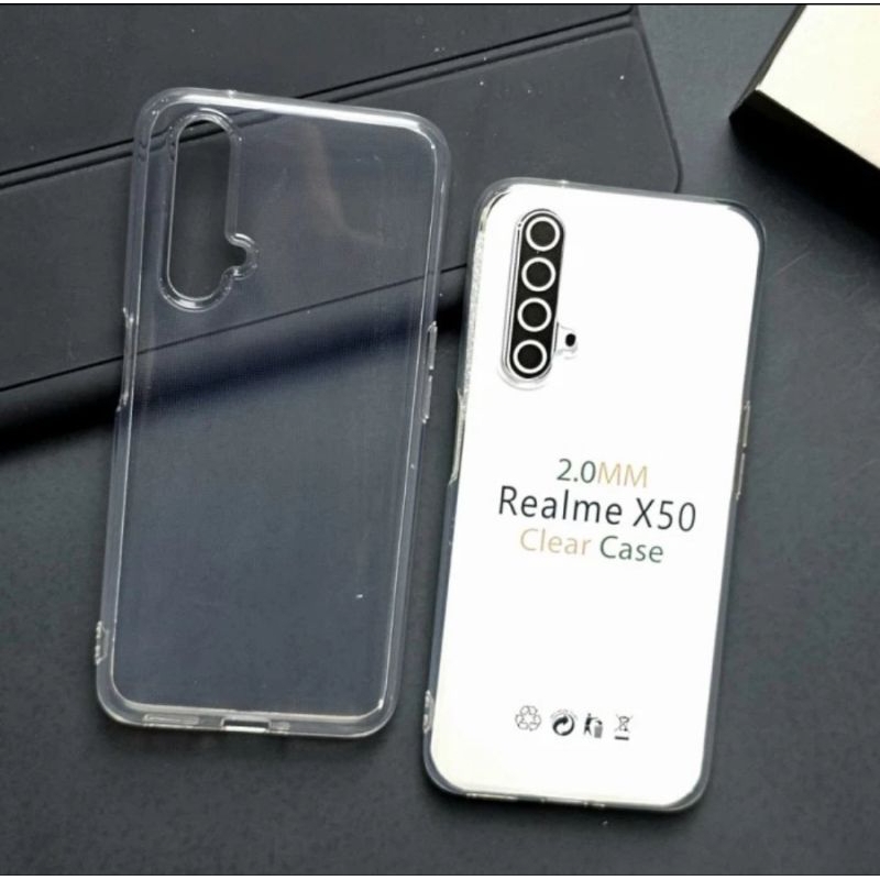 Case Realme X XT X2 X2 Pro X3 Super Zoom X50 Softcase Bening Clear Case Casing Hp Sillikon Transpara