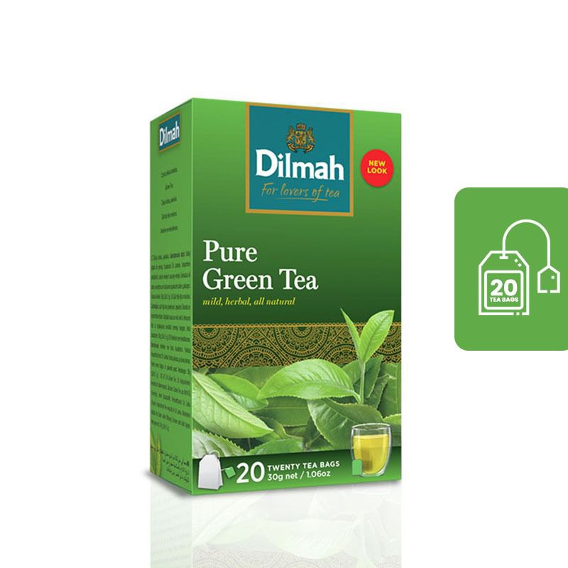 DILMAH pure green tea tea bag 20s