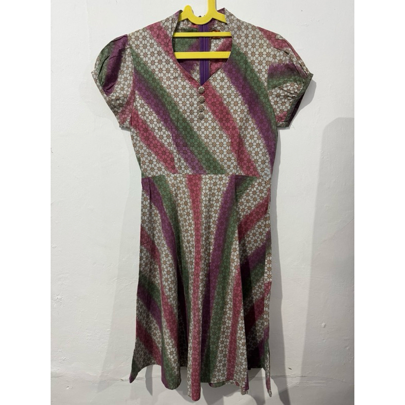 [PRELOVED] Midi Dress Batik