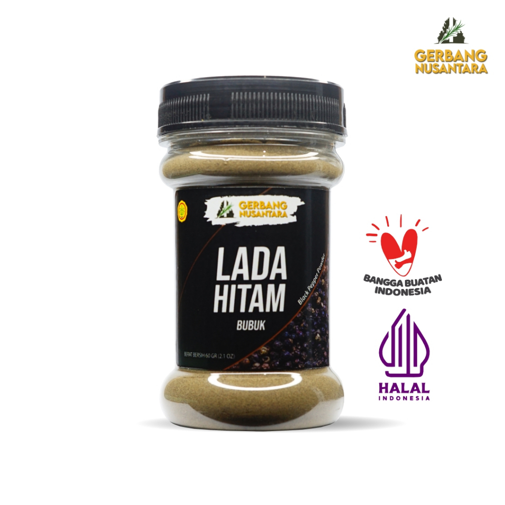 

Gerbang Nusantara - Lada Hitam Bubuk Bumbu Masak Dapur Rempah 50gr