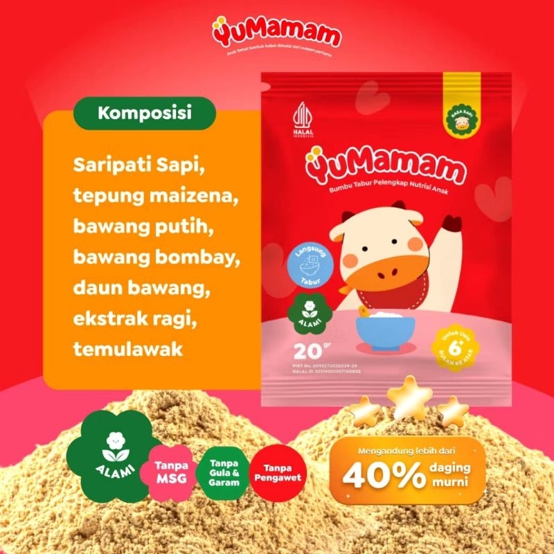 

YuMamam-Bumbu Tabur Rasa Sapi (20gr)