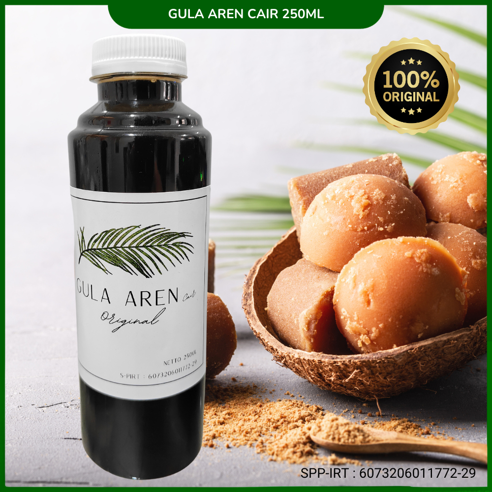 

Gula Aren Cair Murni Tanpa Campuran 250 ml Premium Kental