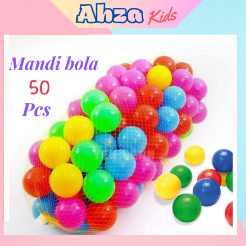 50 Pcs Mandi Bola Kecil/Mandi Bola Warna Warni kecil