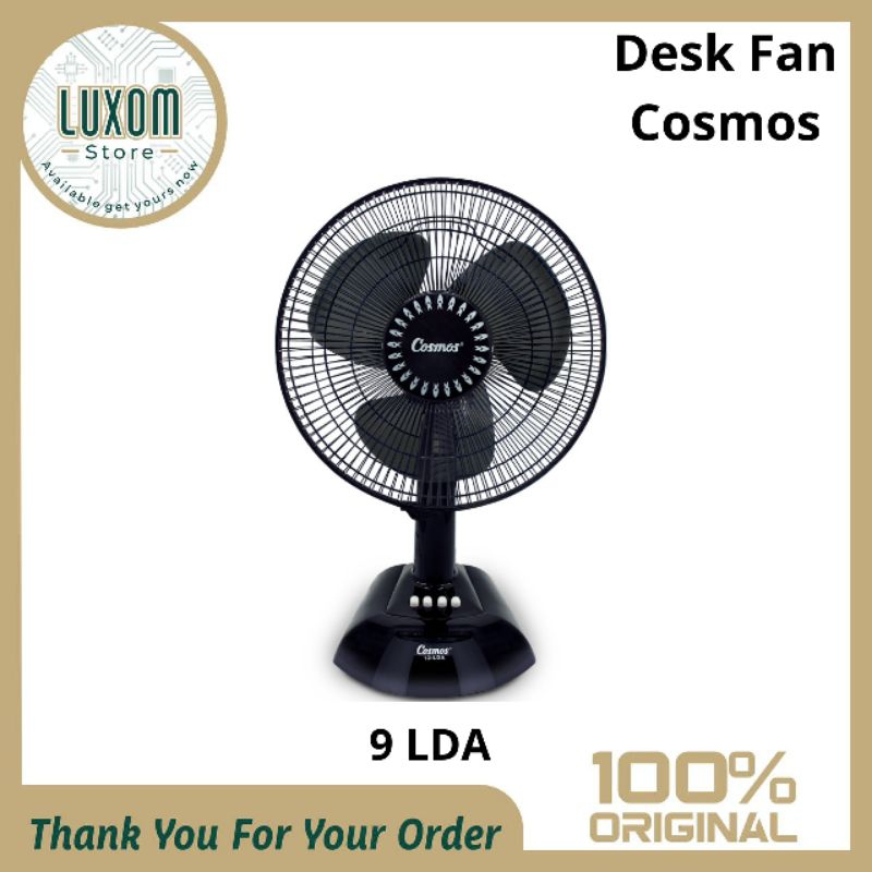 Desk Fan Cosmos 9LDA/Kipas Angin/Cosmos/desk Fan/Kipas meja