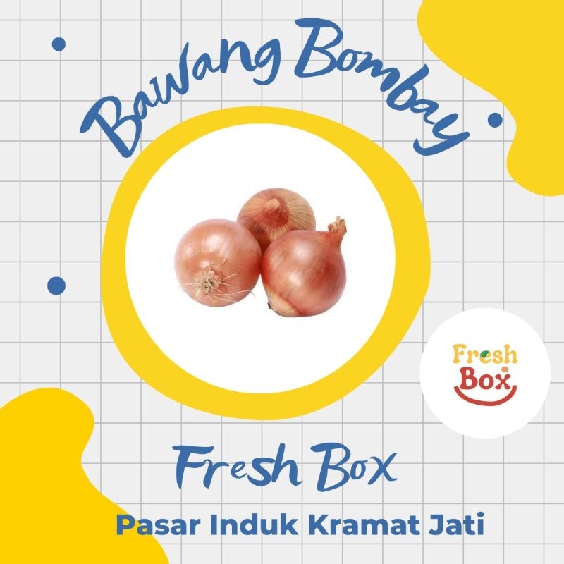 

Fresh Box Bawang Bombay Segar