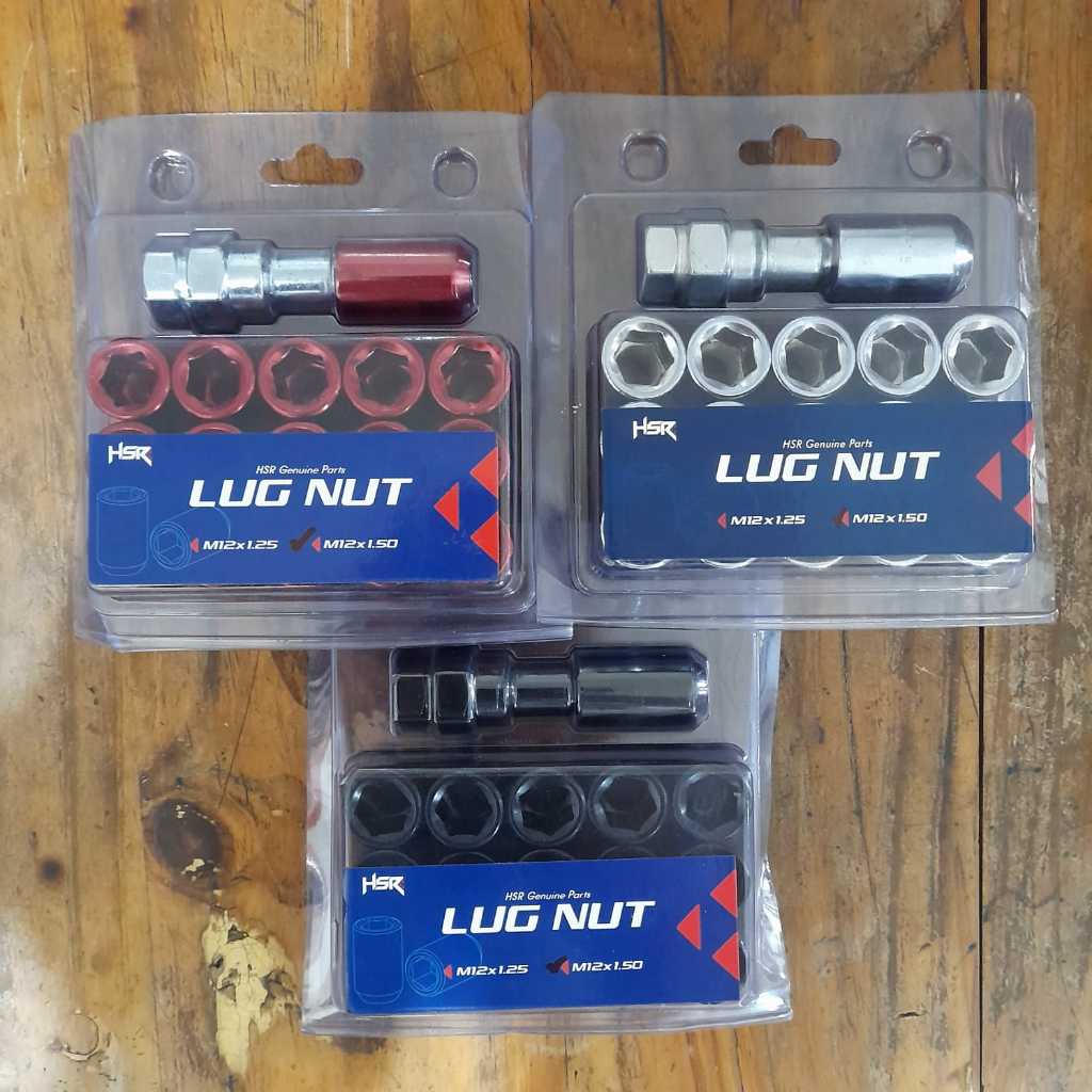 Lug Nut Baut Mur Lugnuts Seneka + Kunci L Universal Untuk Velg Racing Avanza Livina Confero Maestro