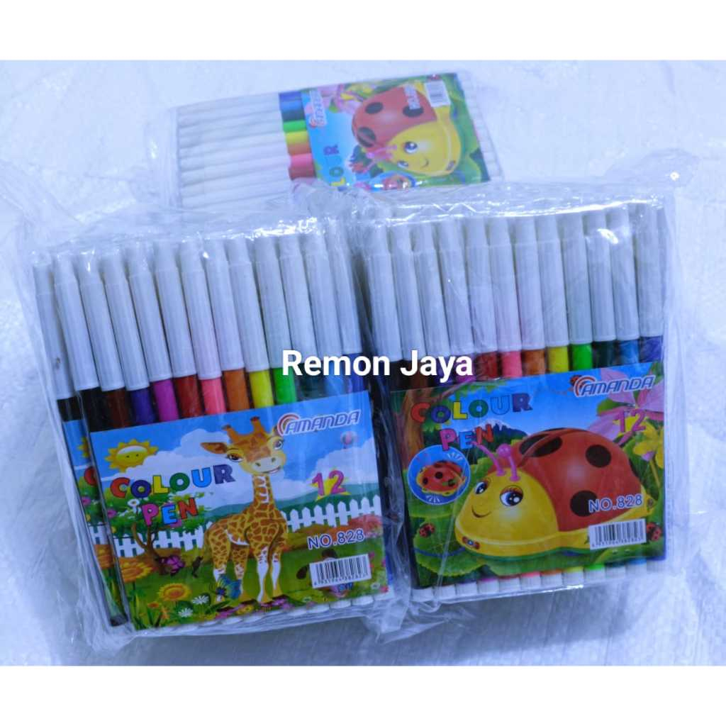 

SALE 1 set SPIDOL warna warni murah berkualitas isi 12 warna KECIL