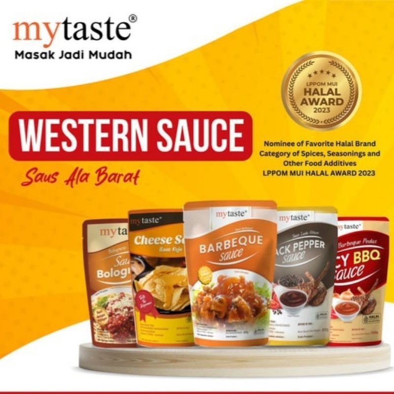 

(TERLARIS) MY TASTE Saus BBQ / SAOS BARBEQUE / SOS TERIYAKI 500g